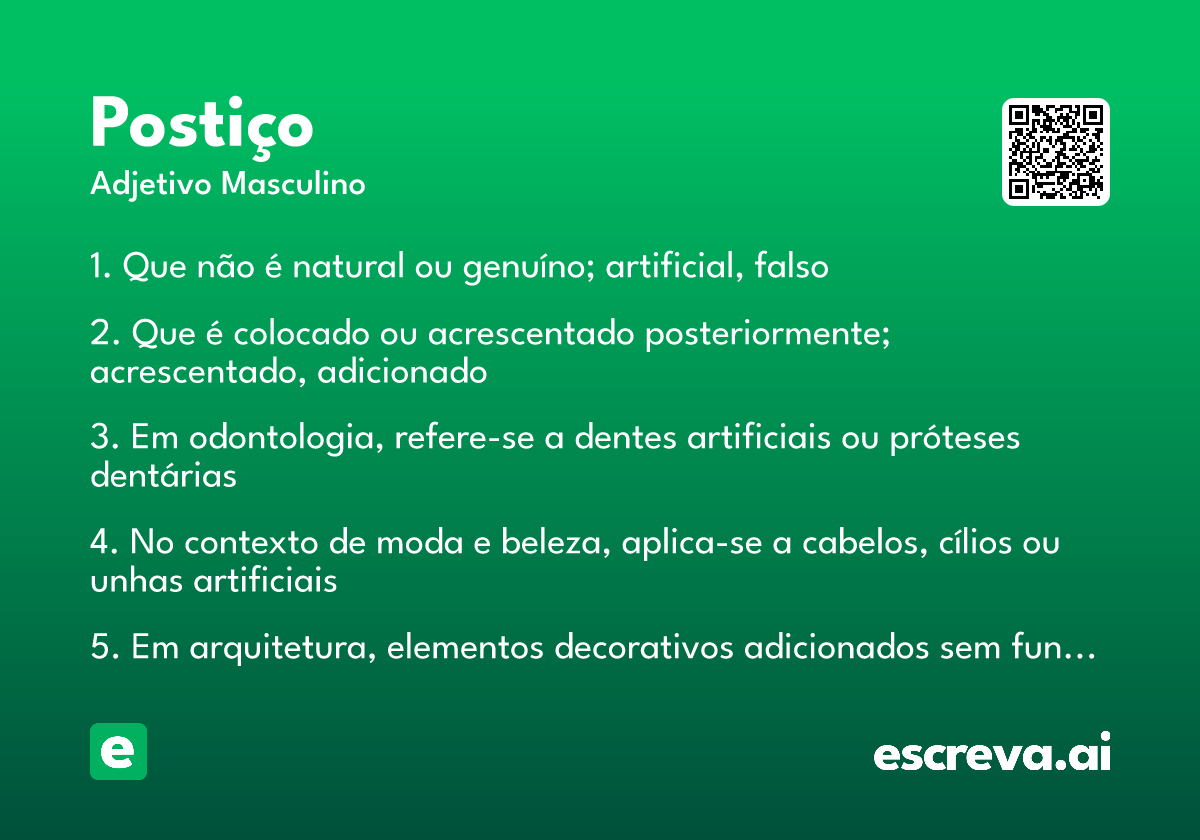 postiço