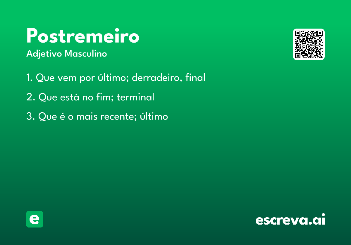 postremeiro