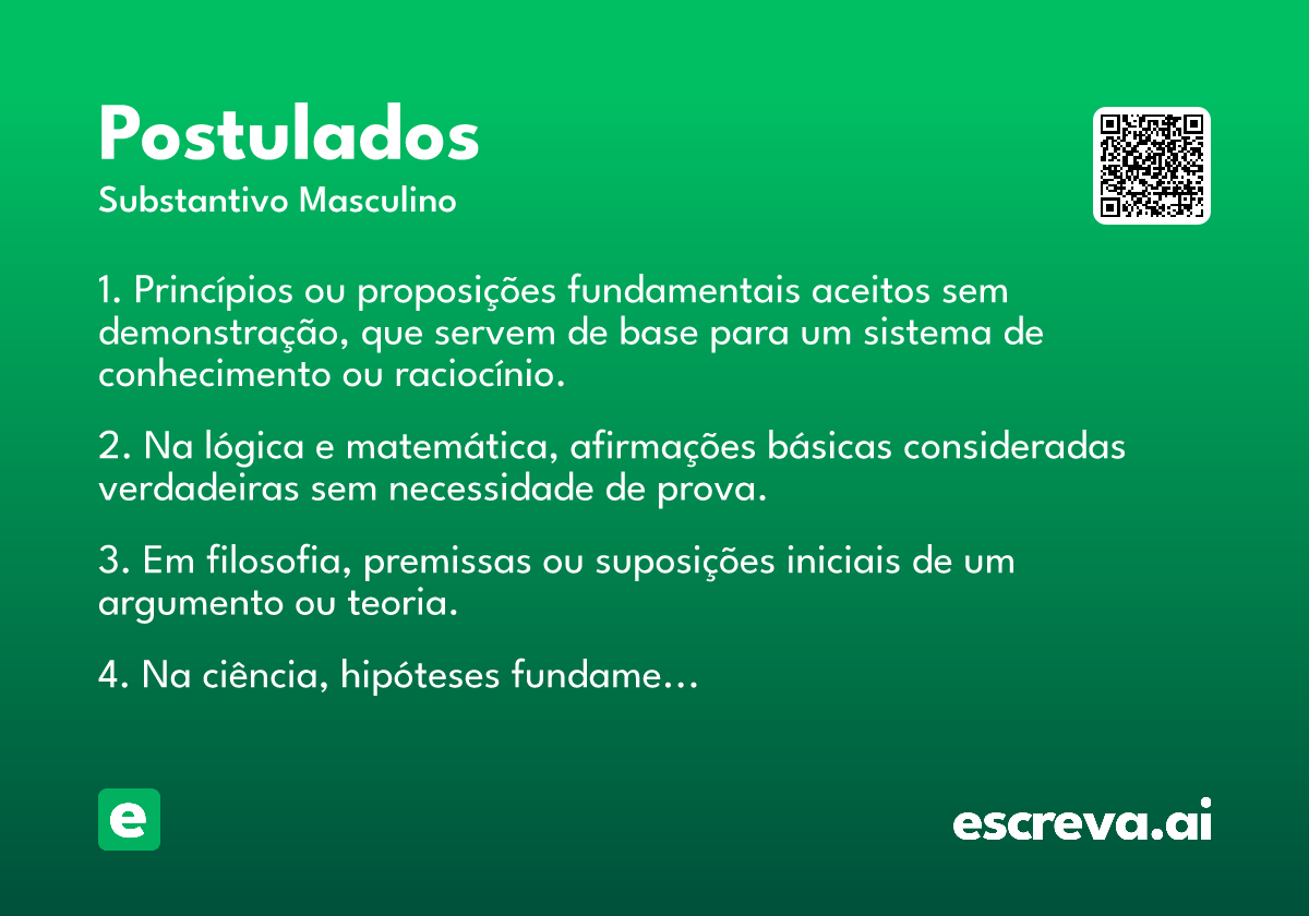 postulados