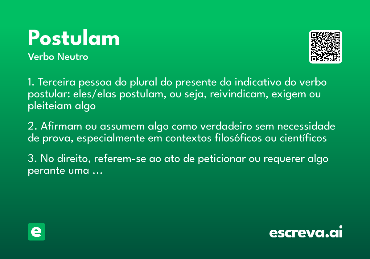 postulam