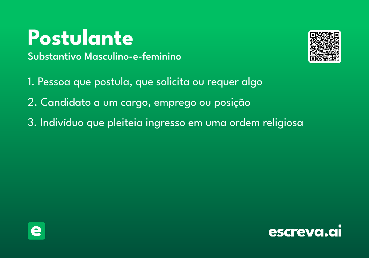 postulante