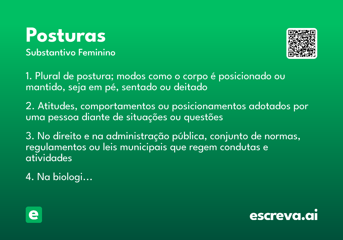 posturas