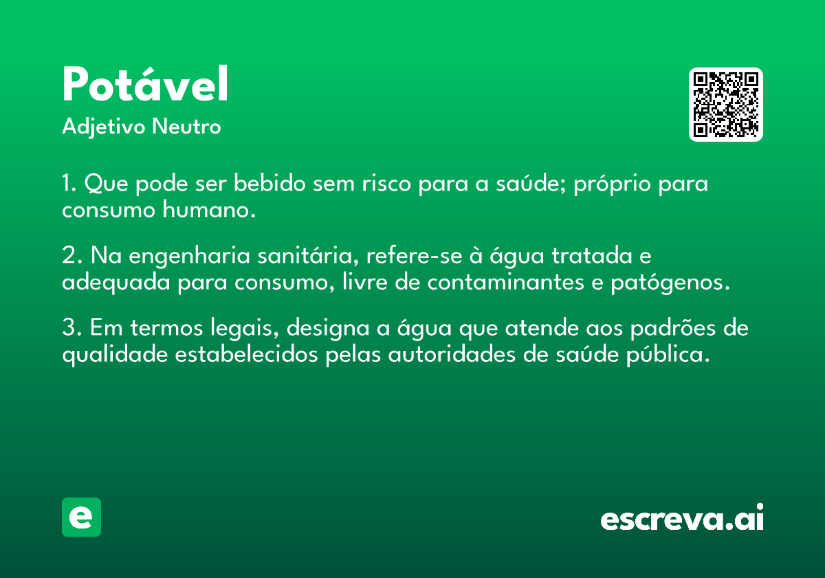 potável