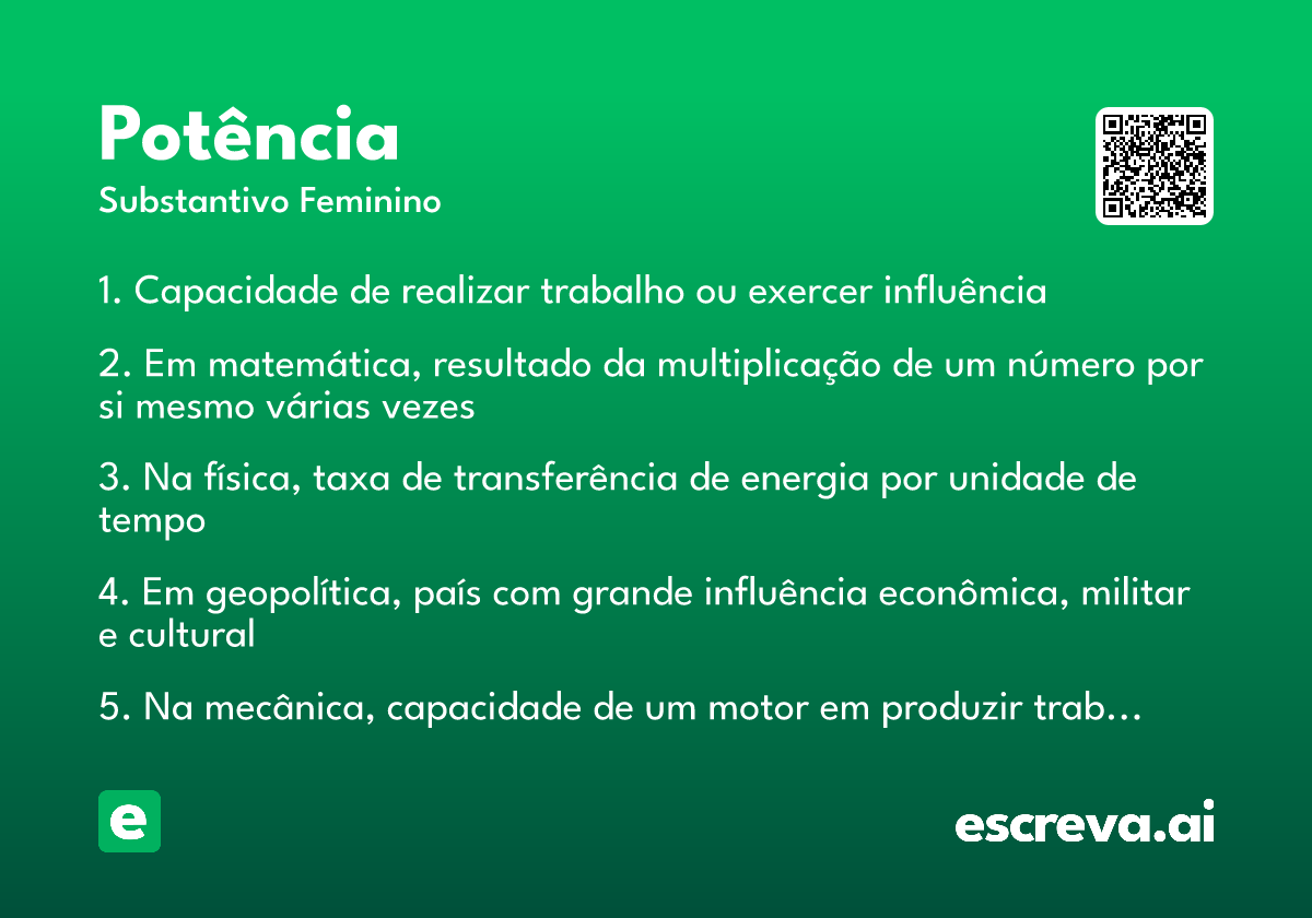 potência