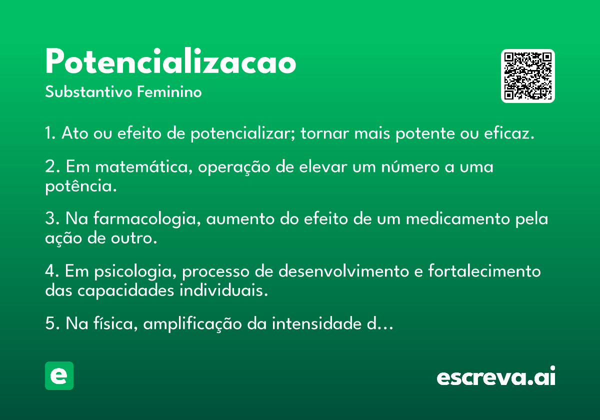 potencializacao