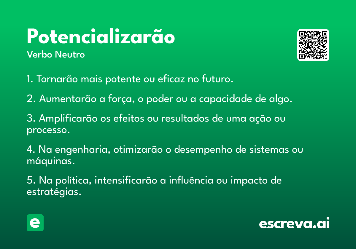 potencializarão