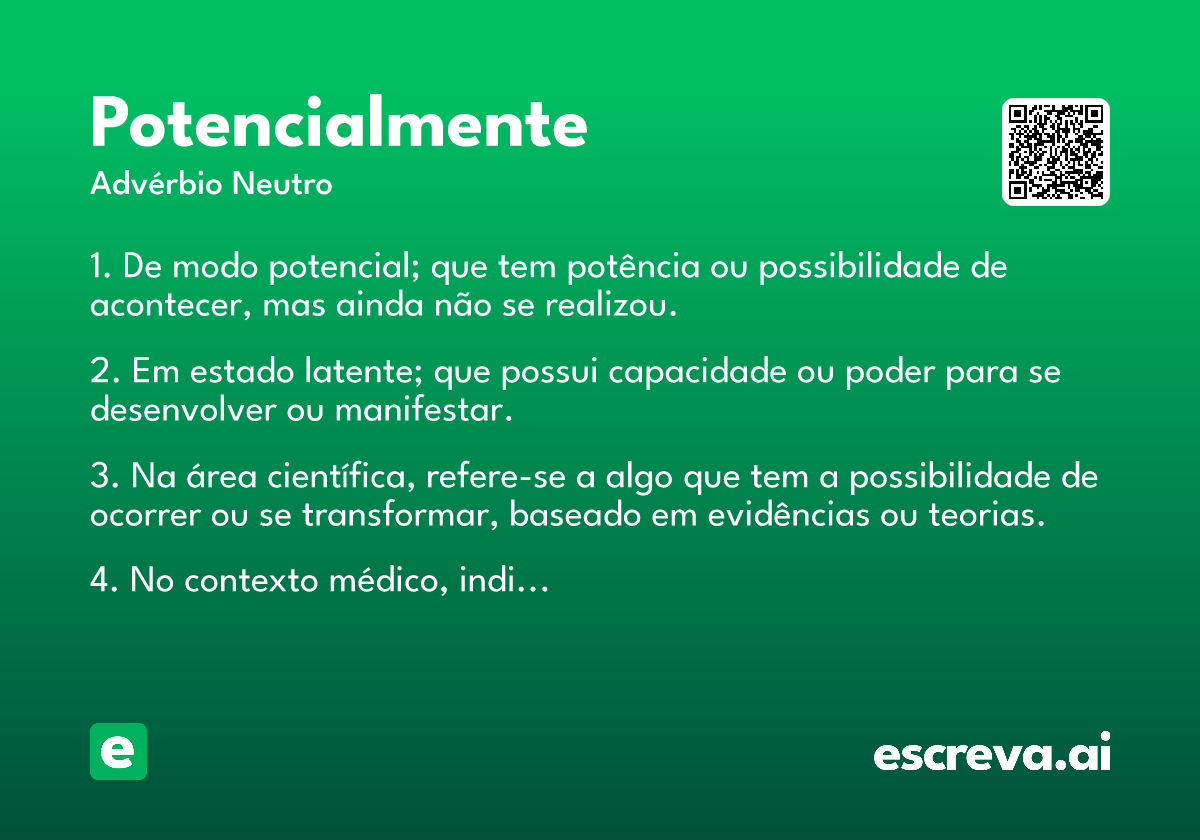 potencialmente