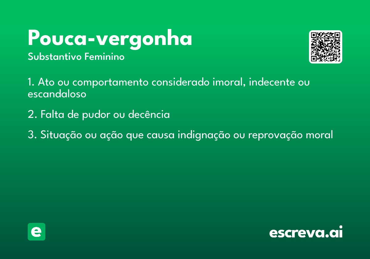 pouca-vergonha