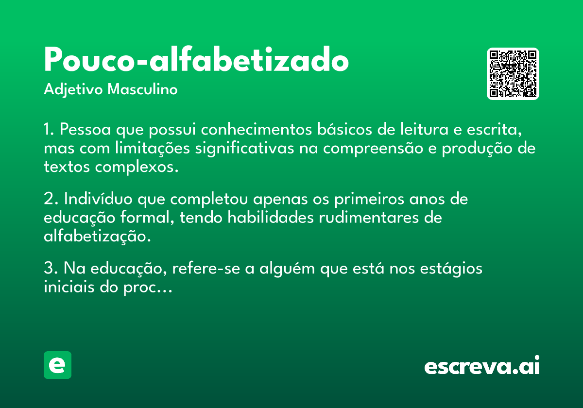 pouco-alfabetizado