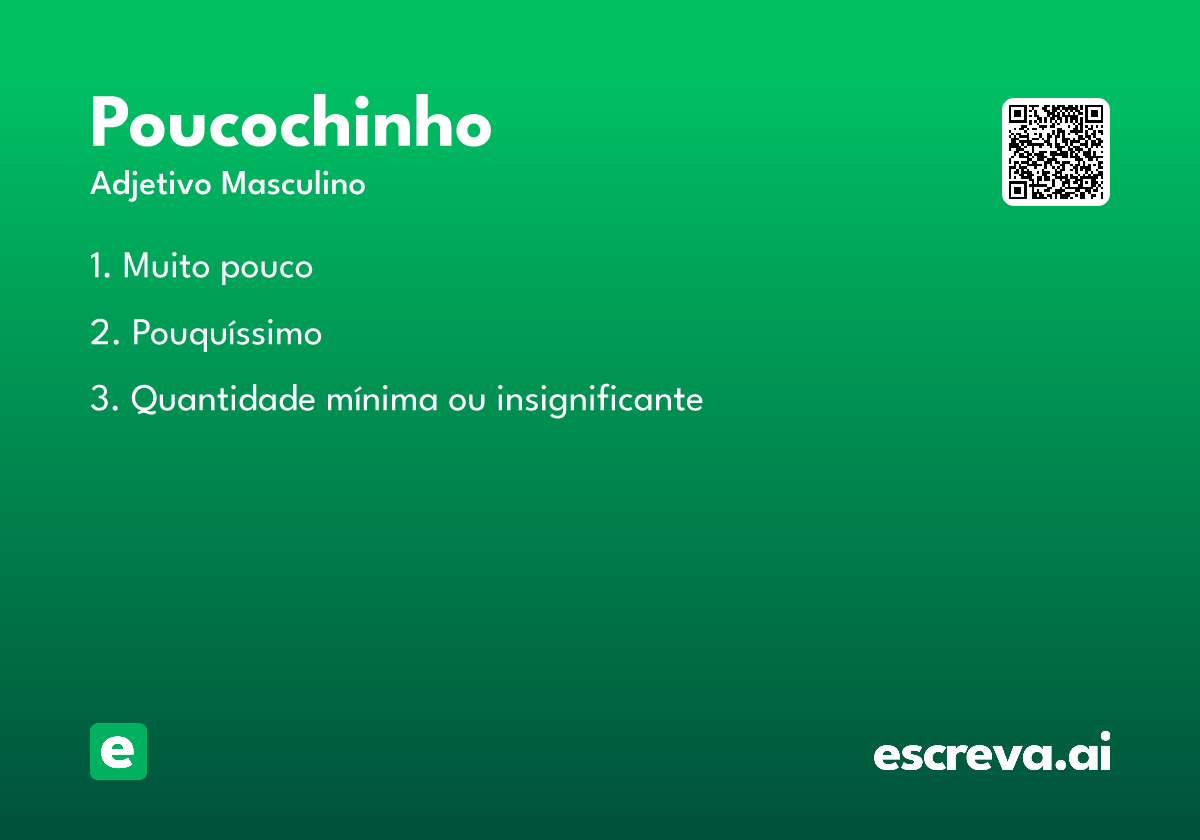 poucochinho