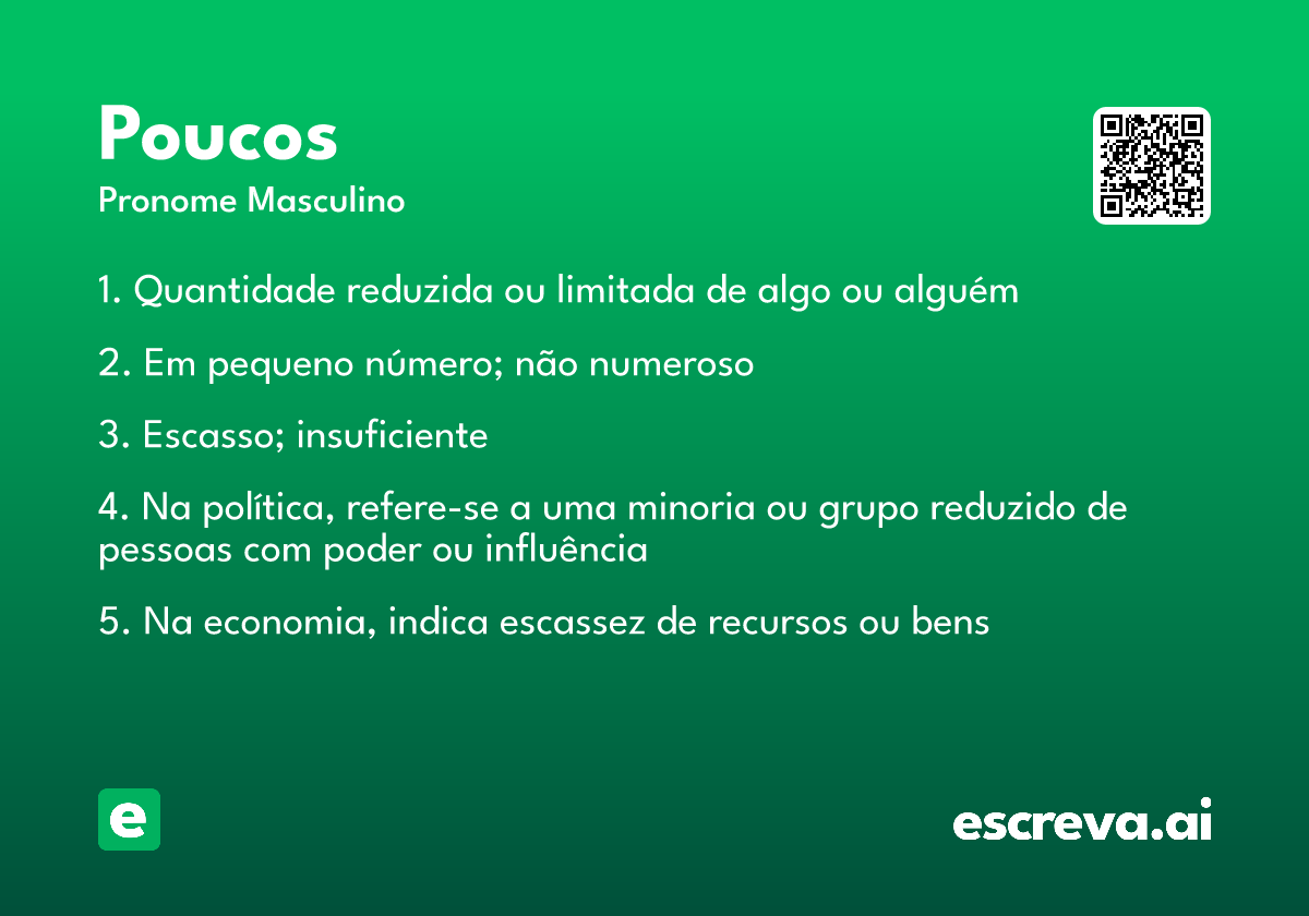 poucos