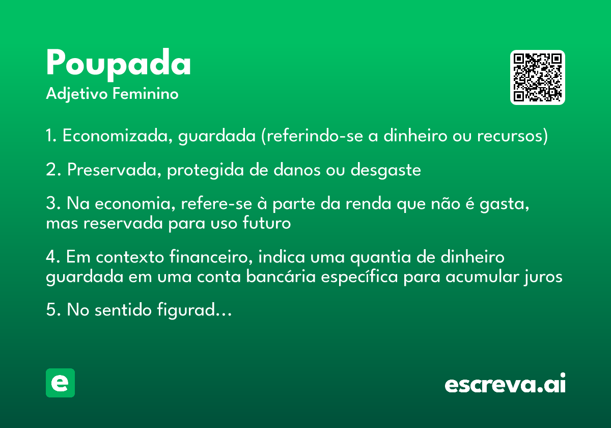 poupada