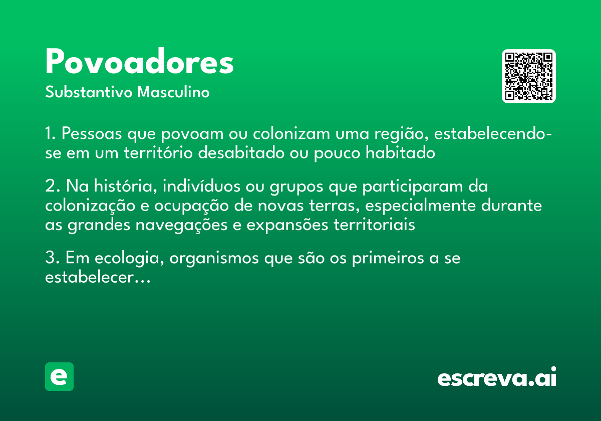 povoadores