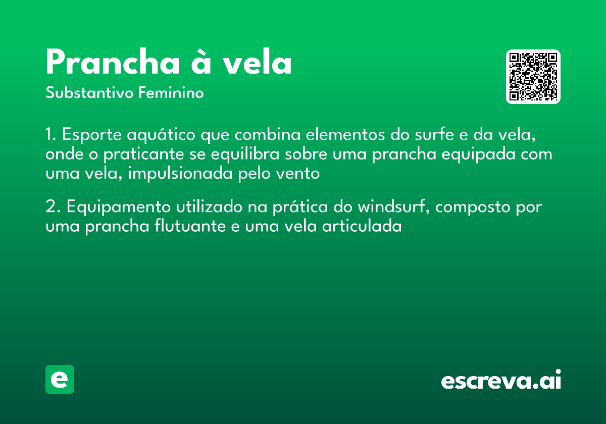 prancha à vela