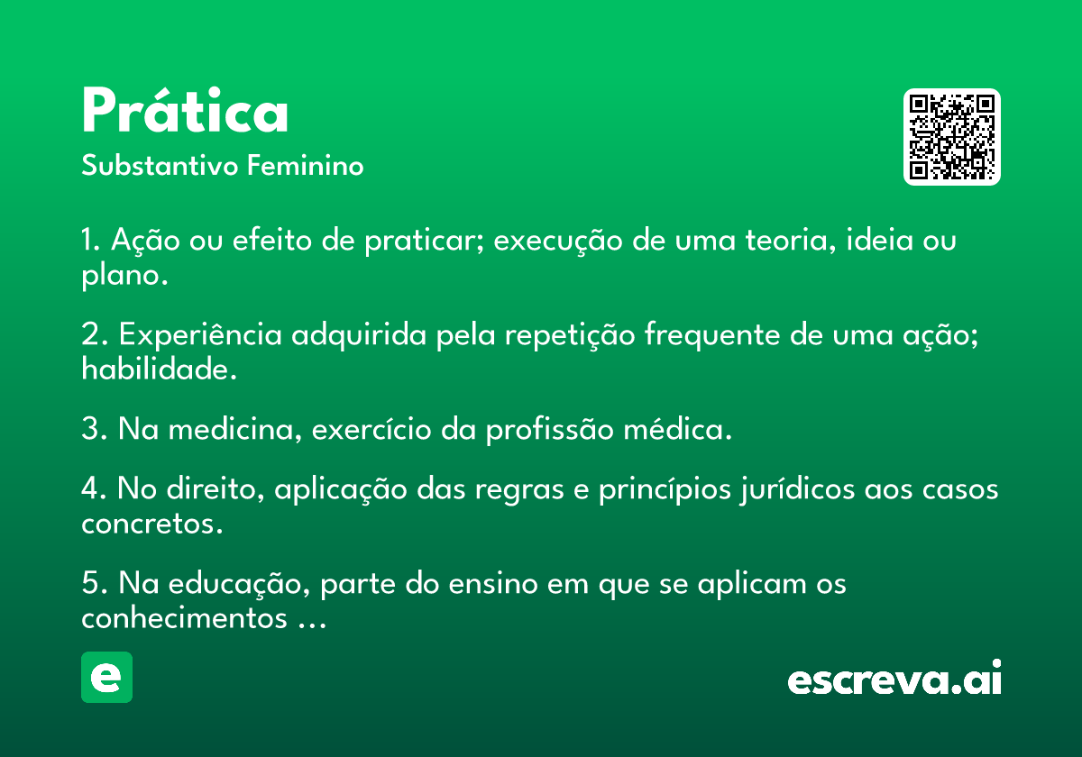 prática