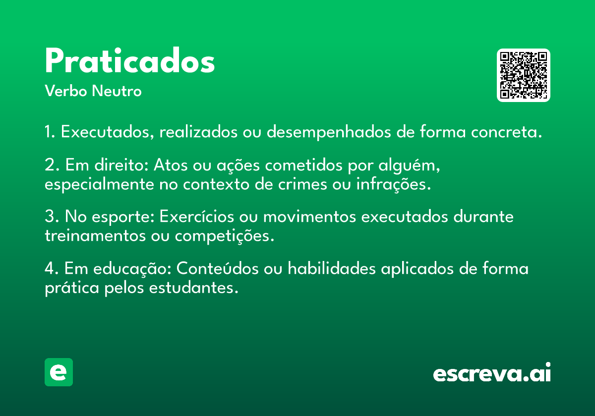 praticados