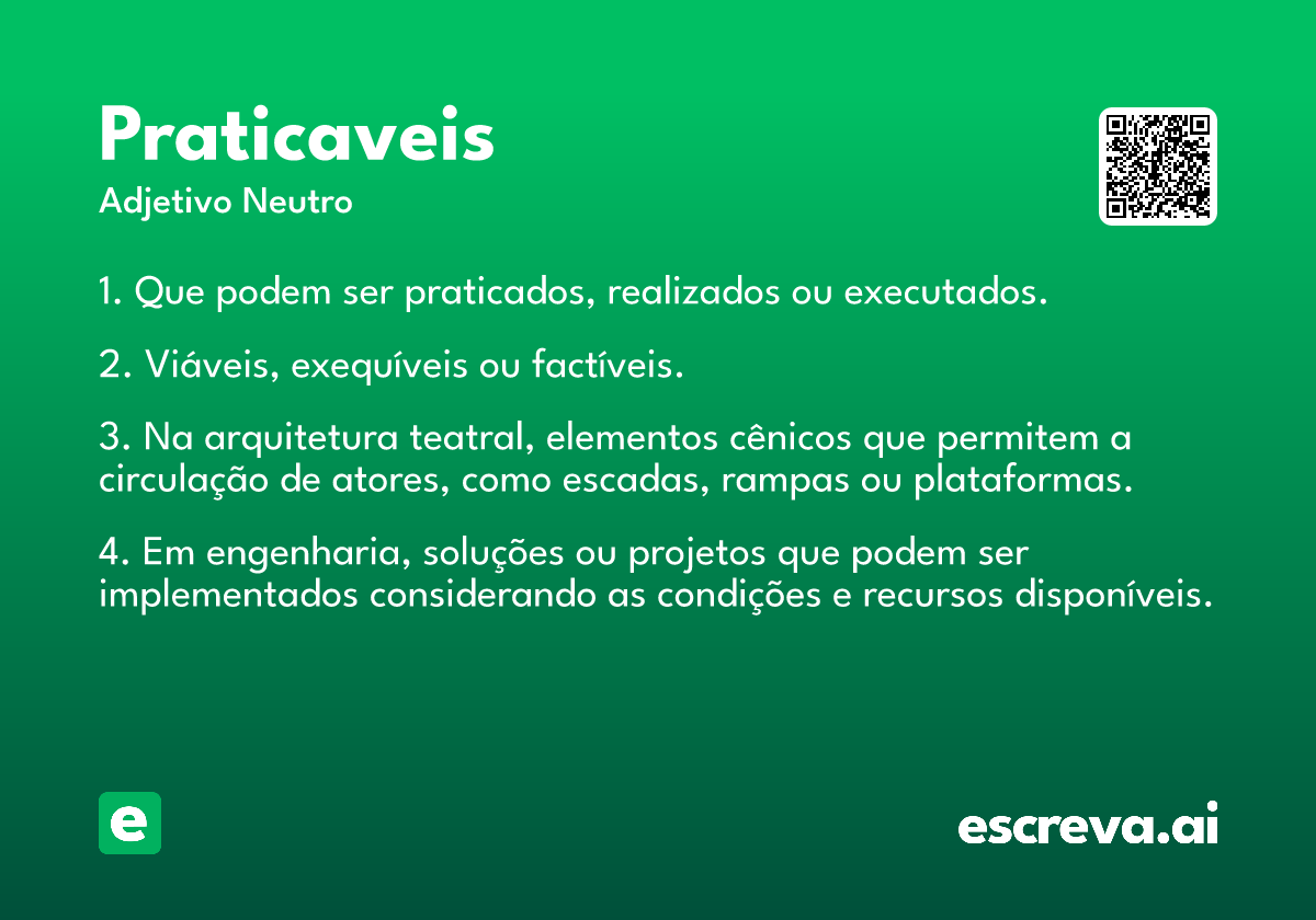 praticaveis