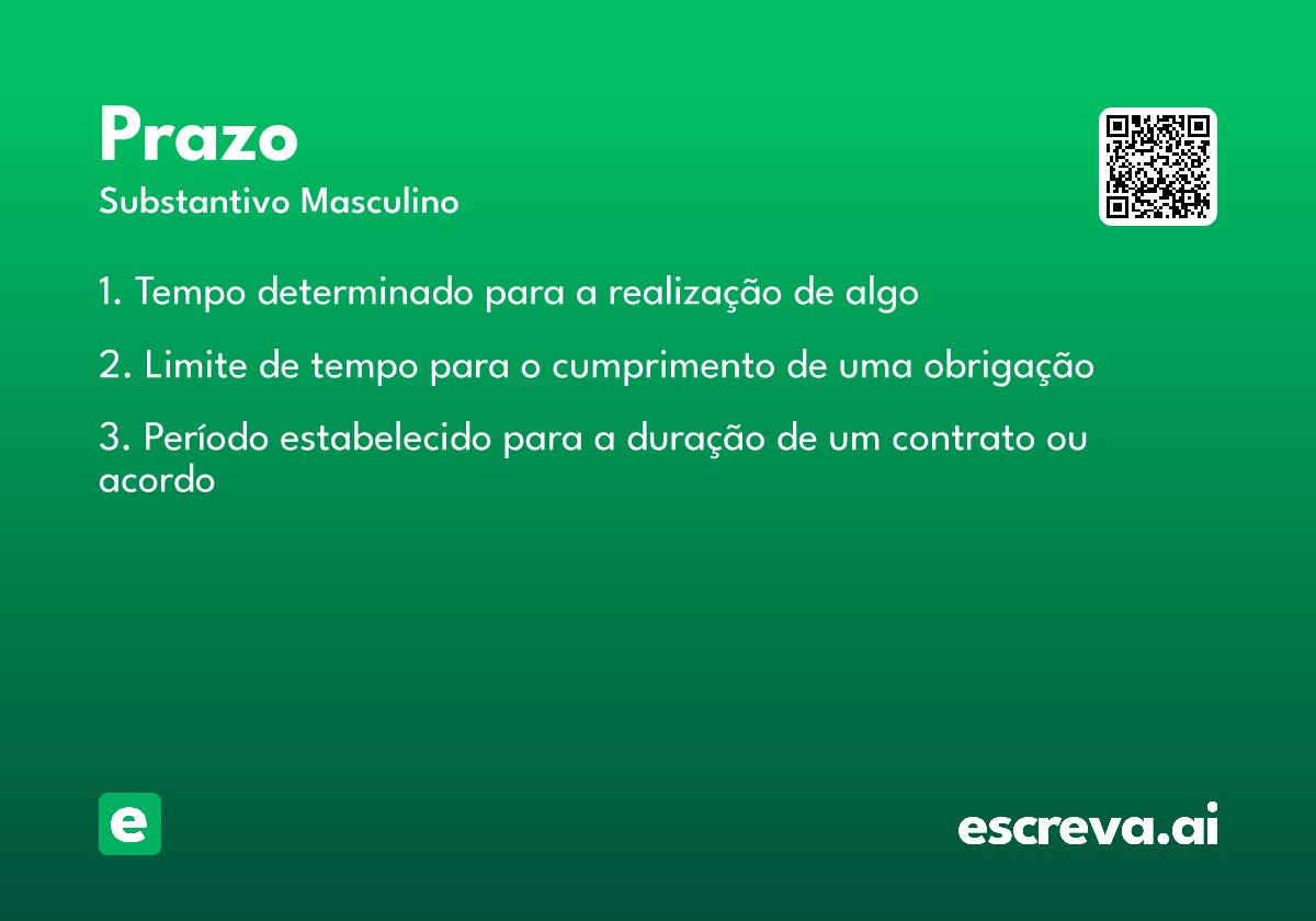 prazo