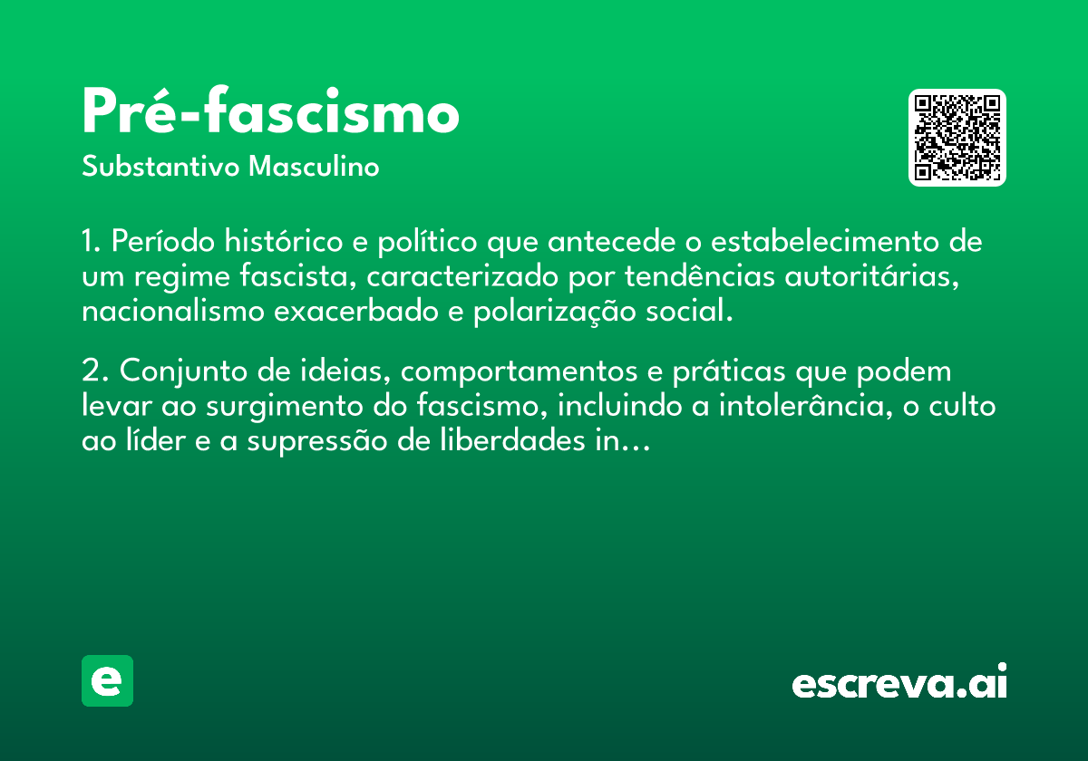 pré-fascismo