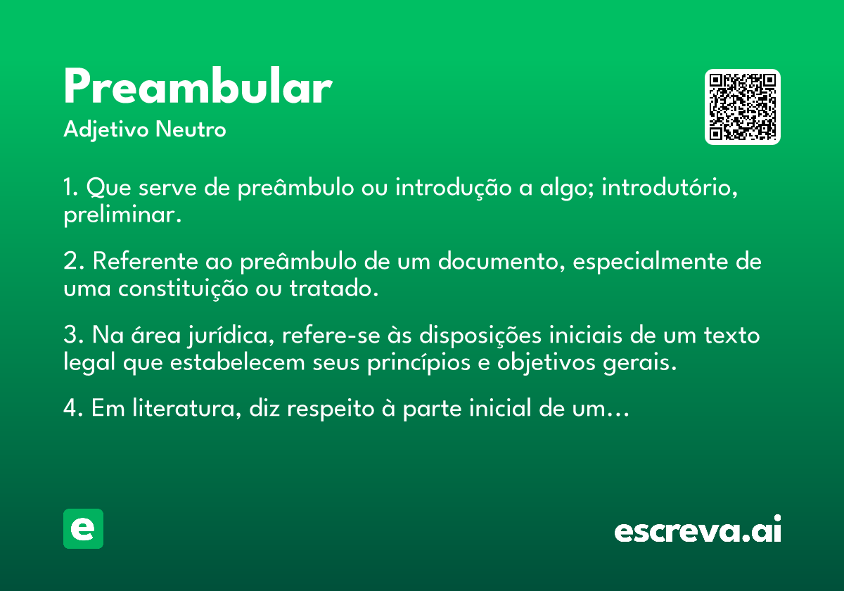 preambular
