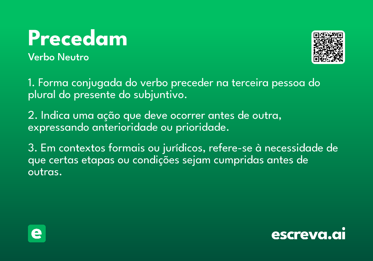 precedam