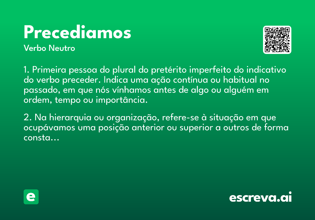 precediamos