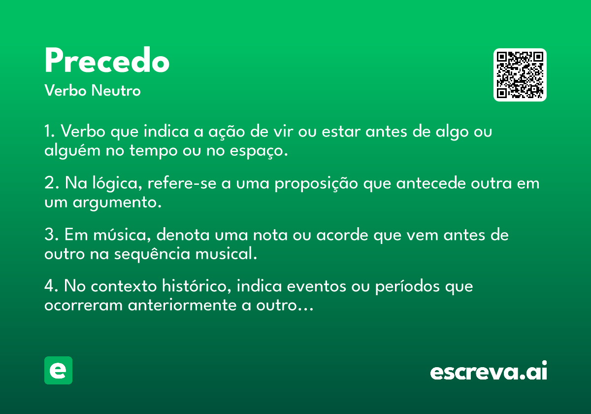 precedo