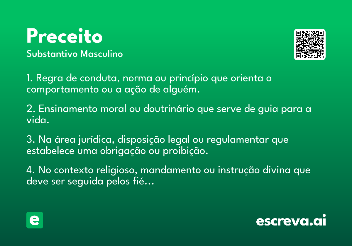 preceito