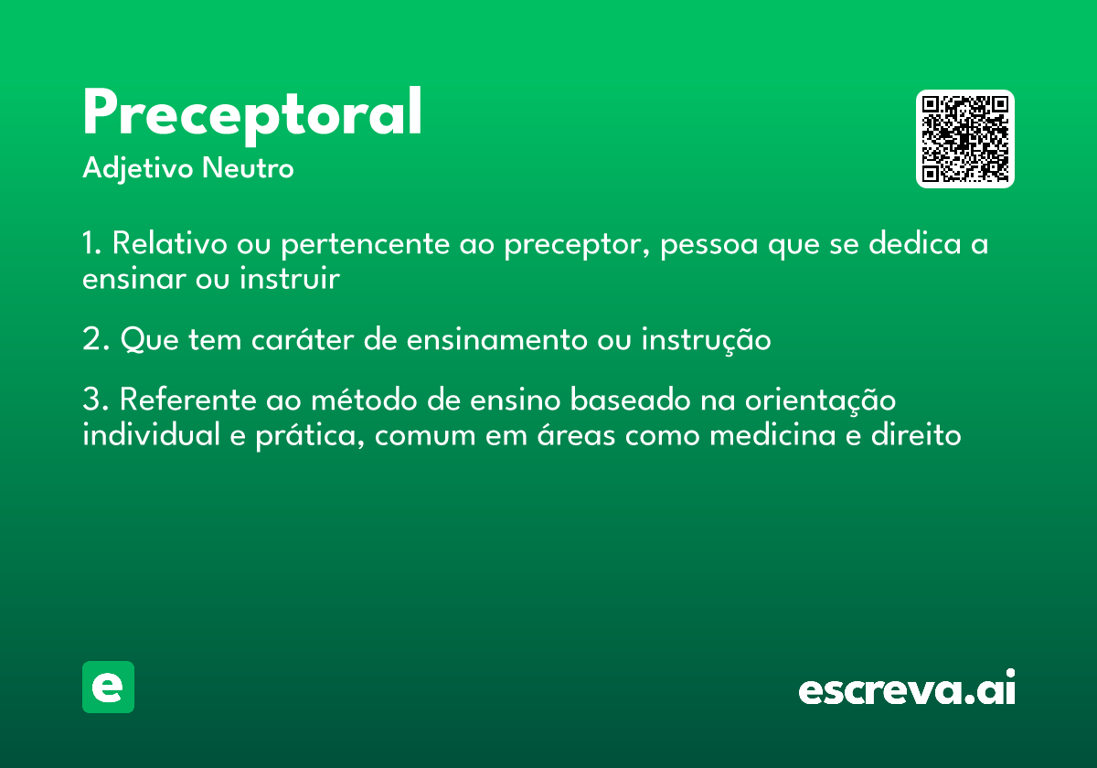 preceptoral