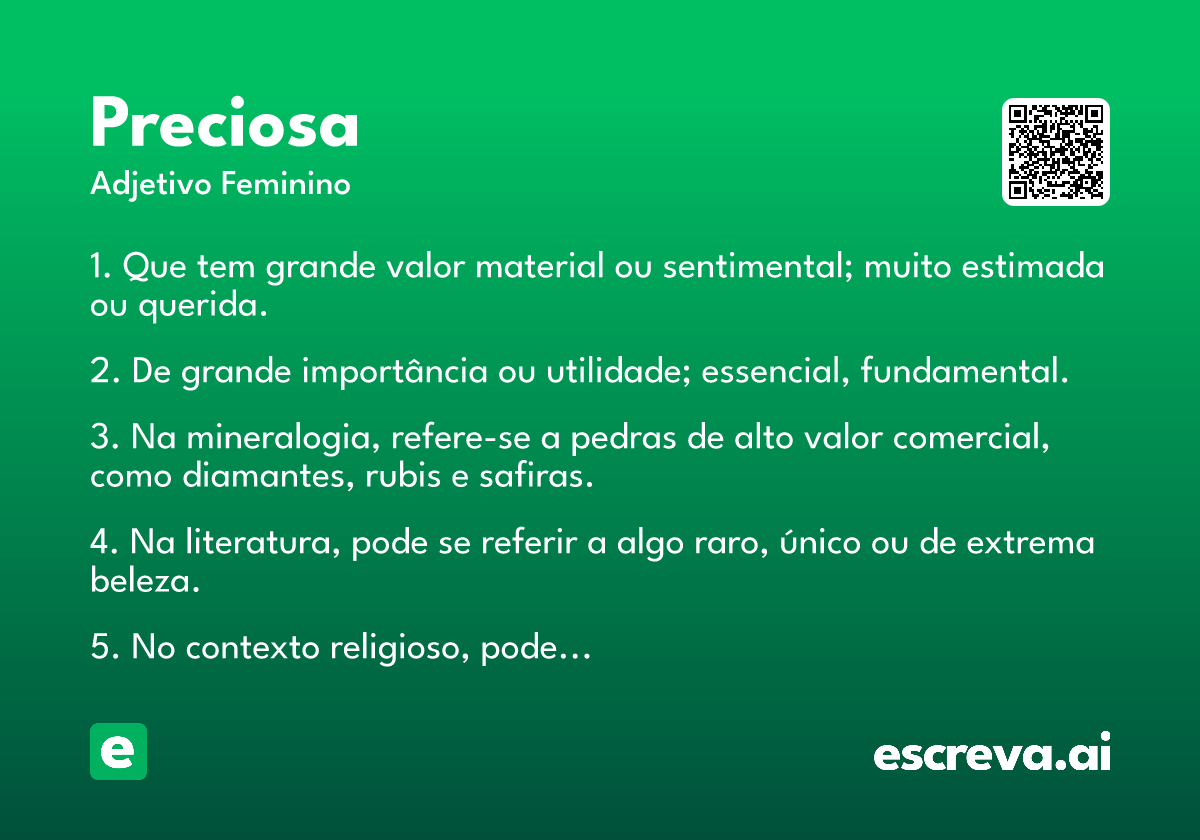 preciosa