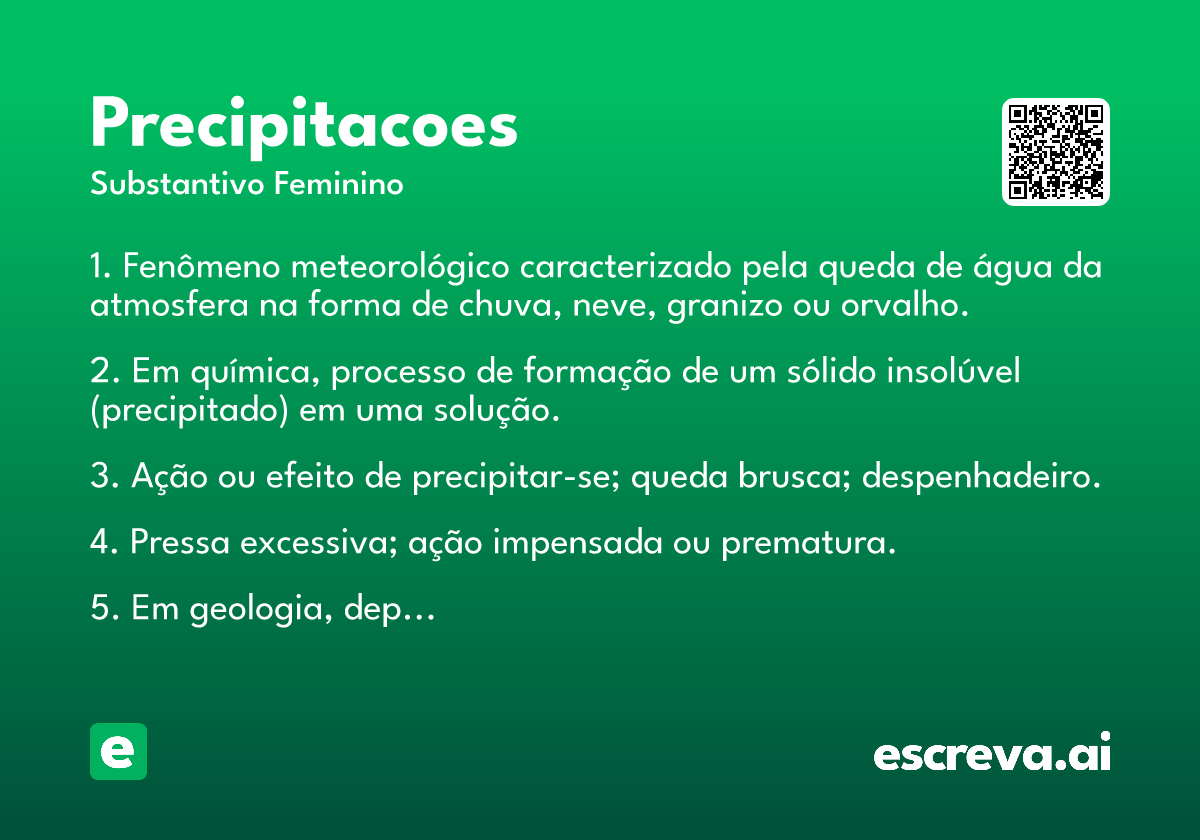 precipitacoes