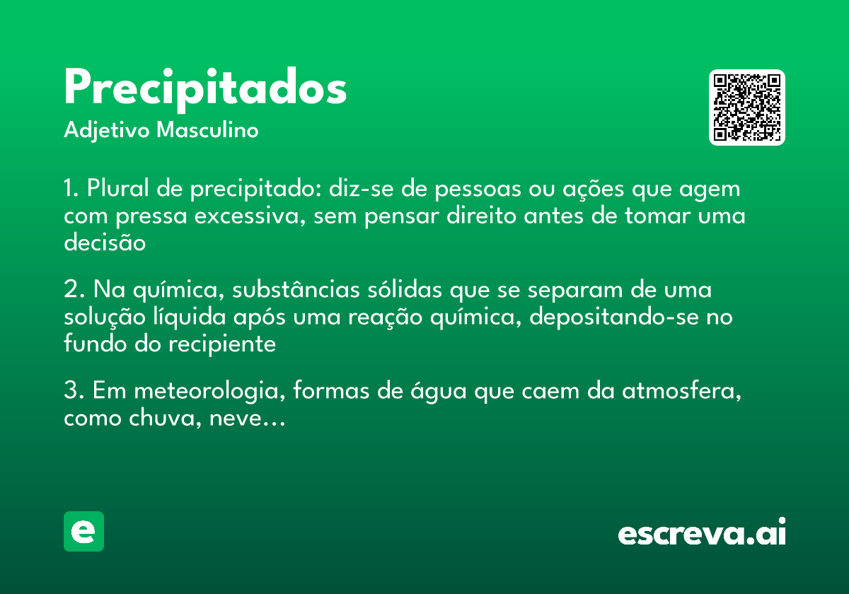 precipitados