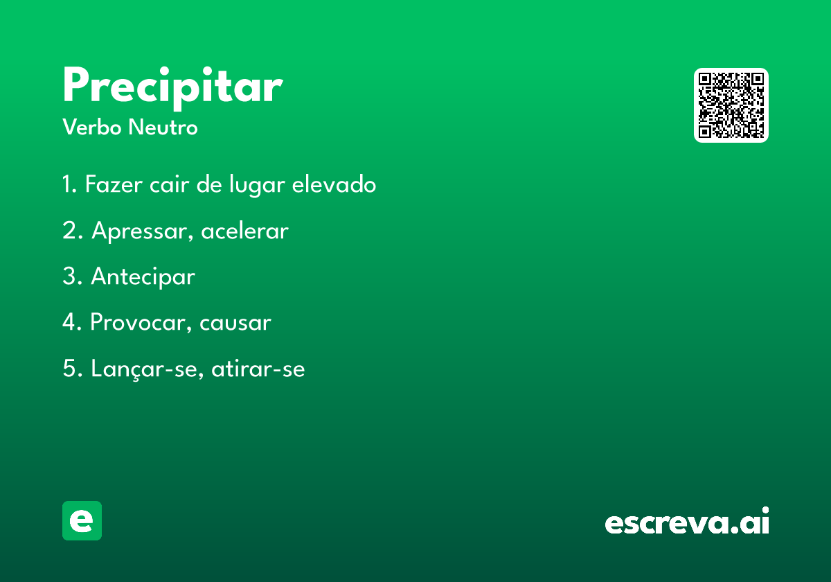 precipitar