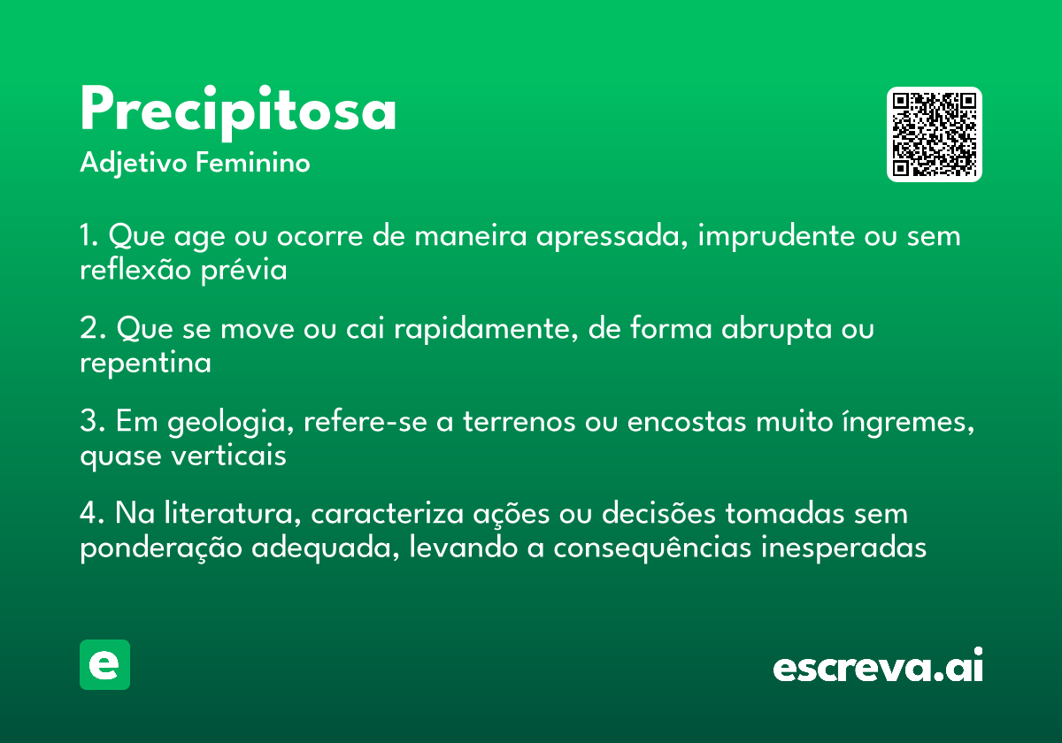 precipitosa