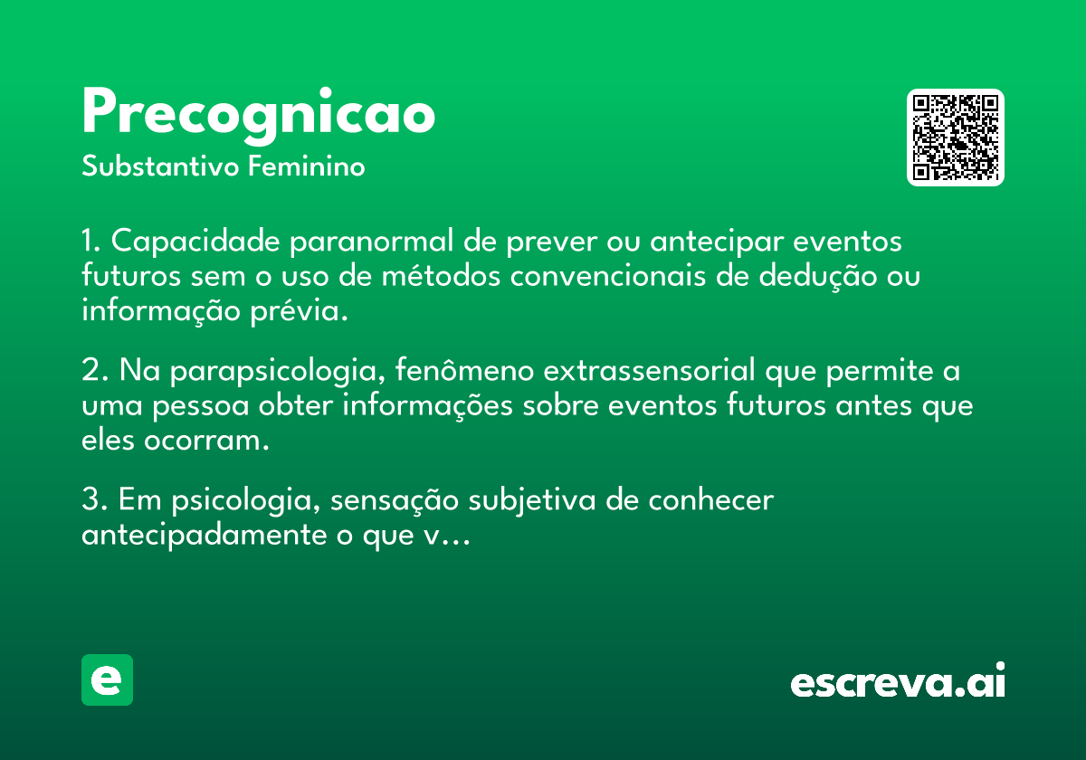 precognicao