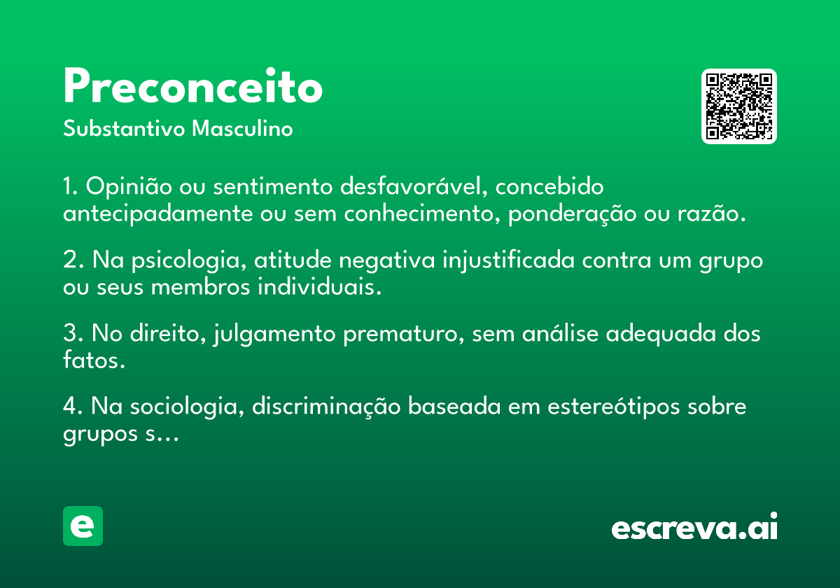 preconceito
