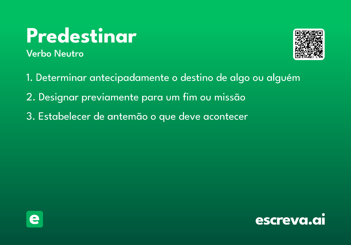 predestinar