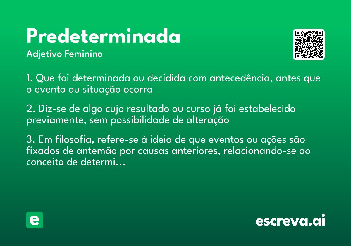 predeterminada