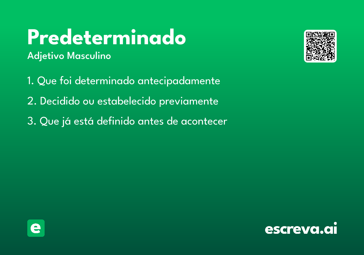 predeterminado