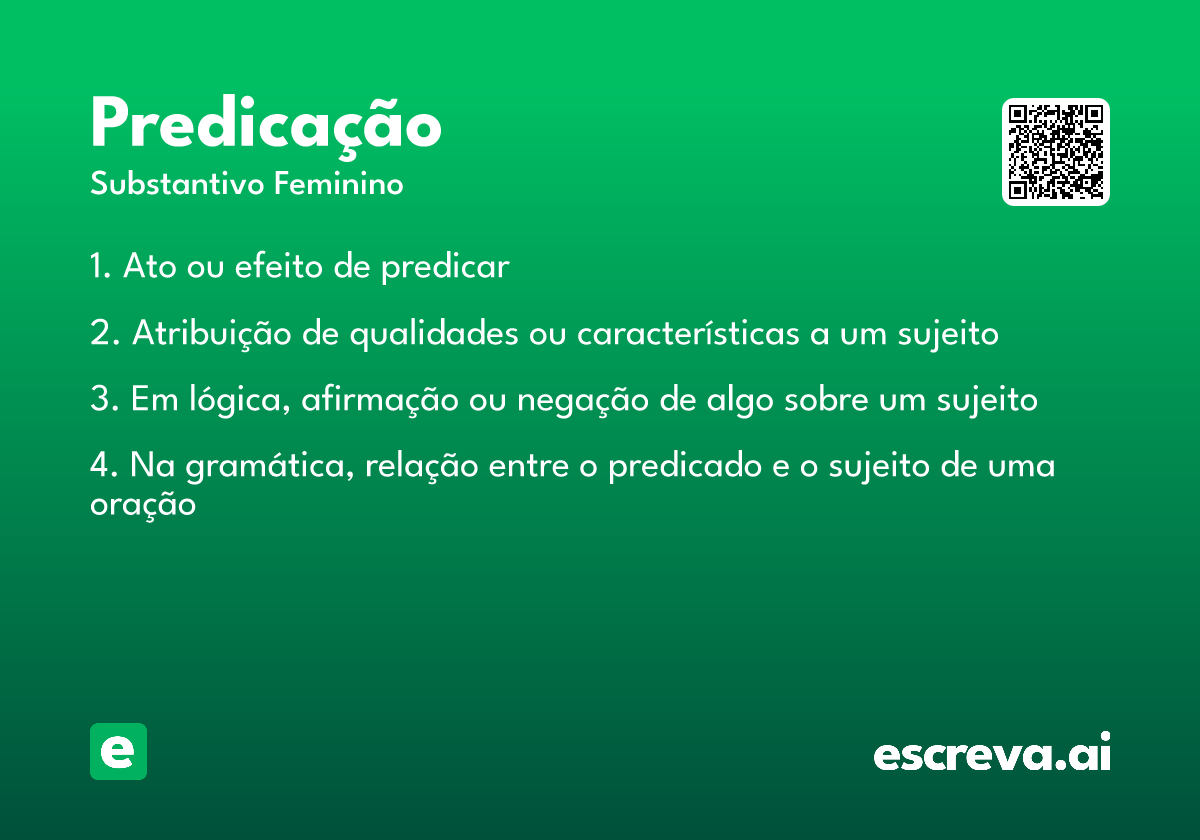 predicação