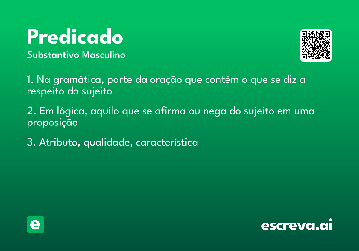 predicado