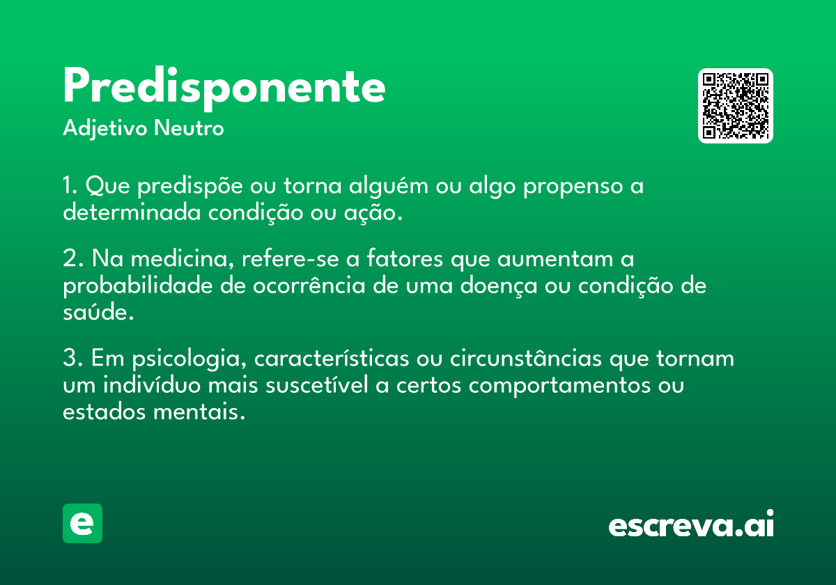 predisponente