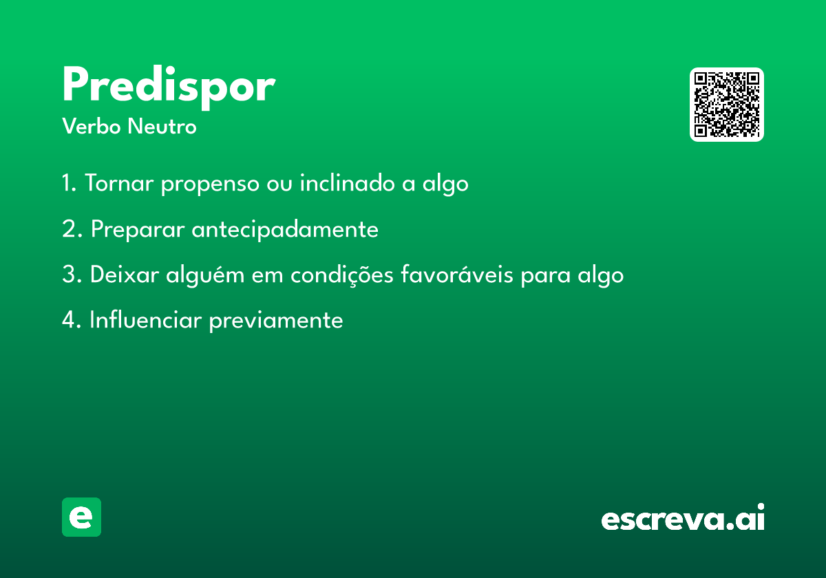 predispor