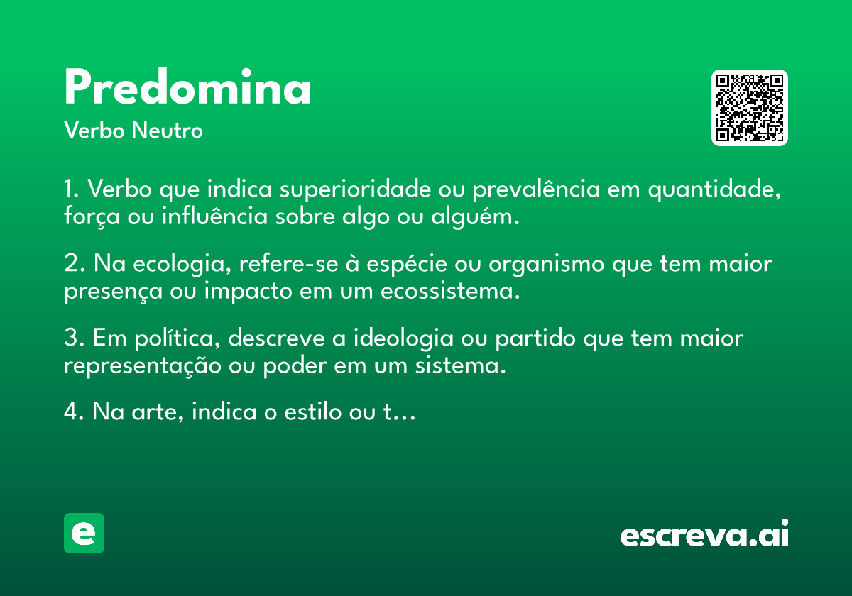 predomina