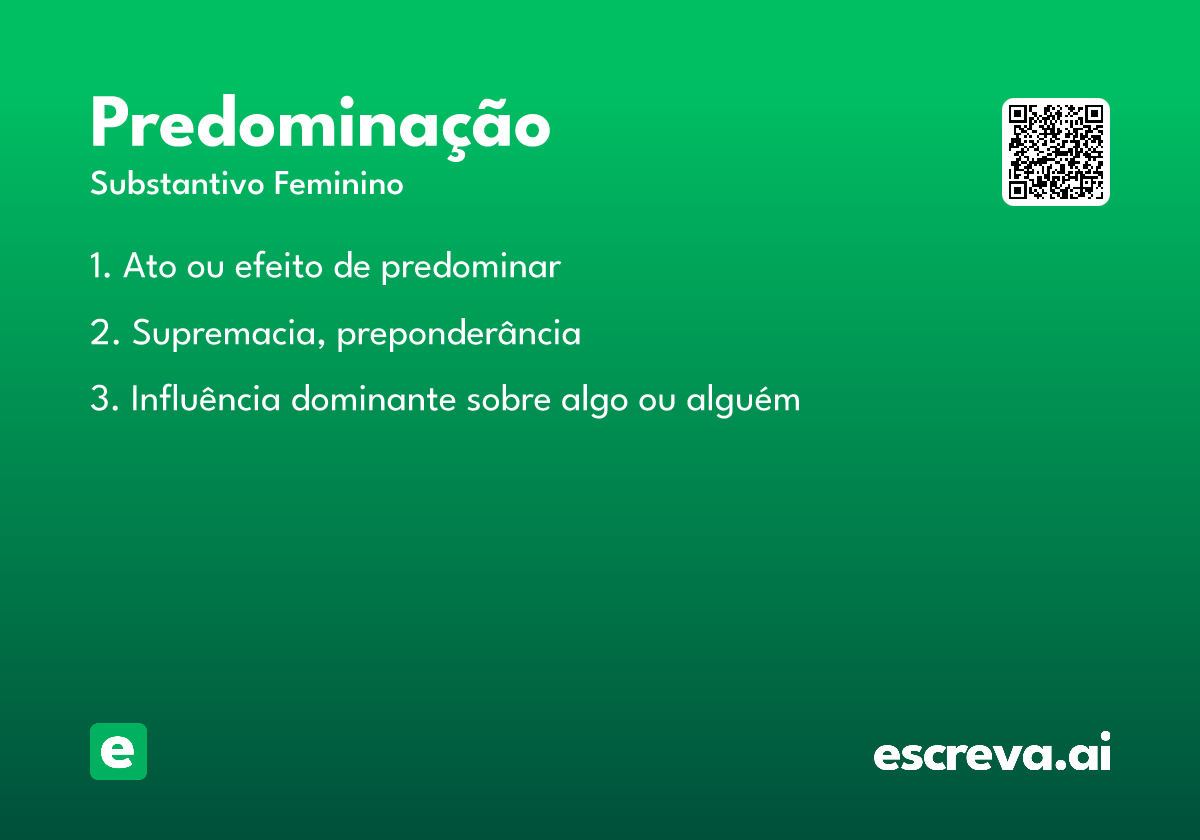 predominação