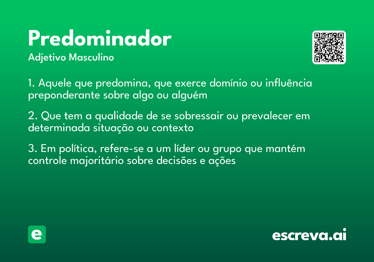 predominador