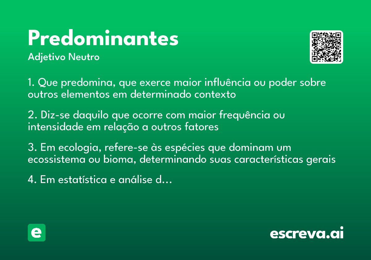 predominantes