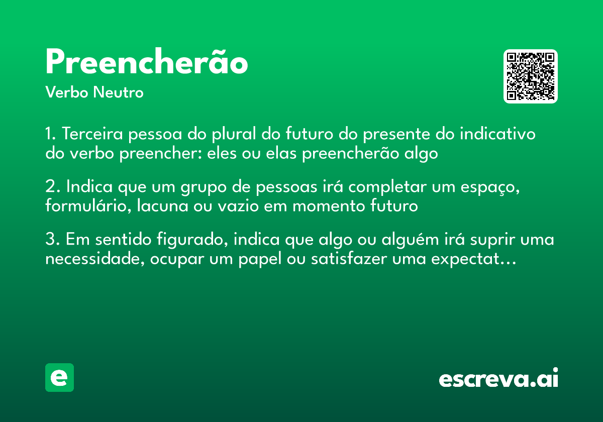 preencherão