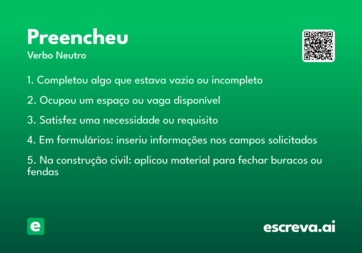 preencheu