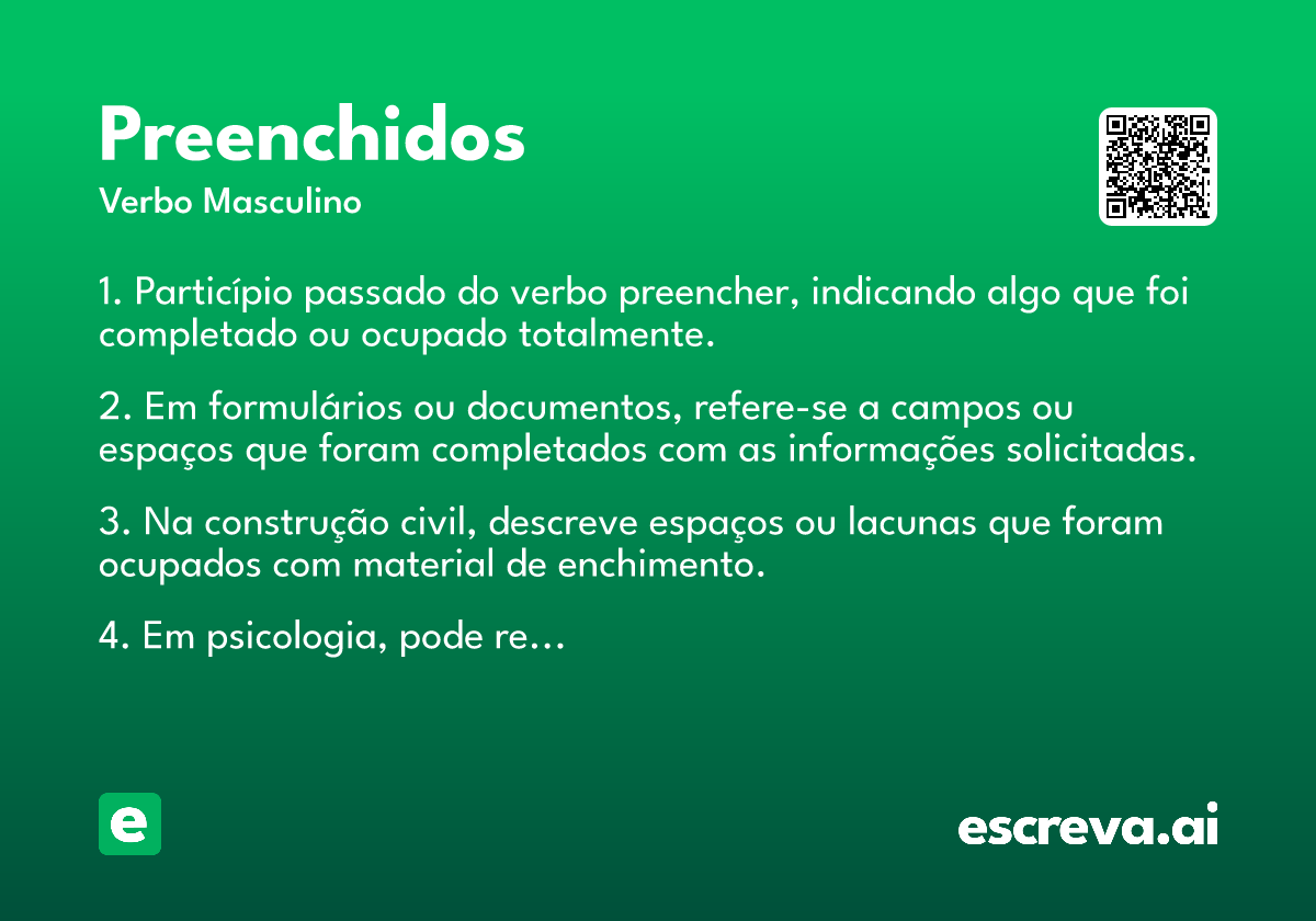 preenchidos